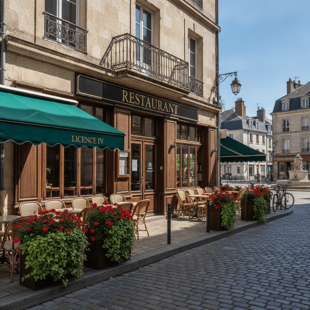 Restaurant à Roanne : terrasse - licence IV - Image 1