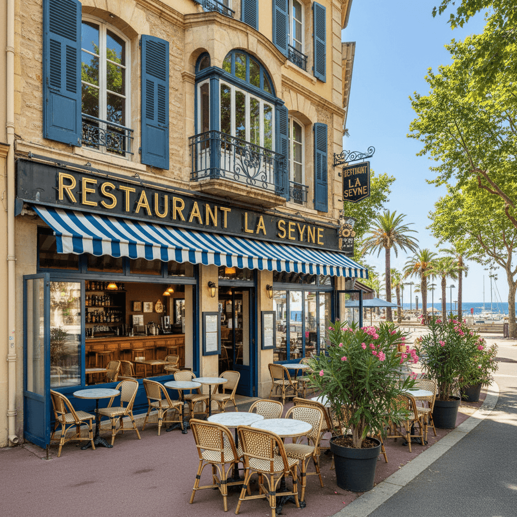 Restaurant 112m² à La Seyne-Sur-Mer : terrasse - licence IV - Image 1