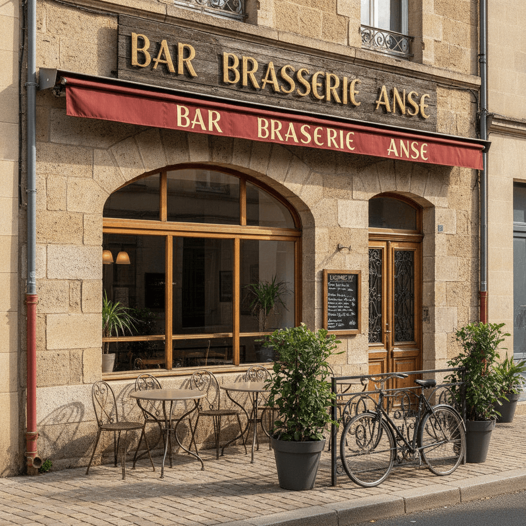 Bar-brasserie 89m² à Anse : terrasse - licence IV - Image 1