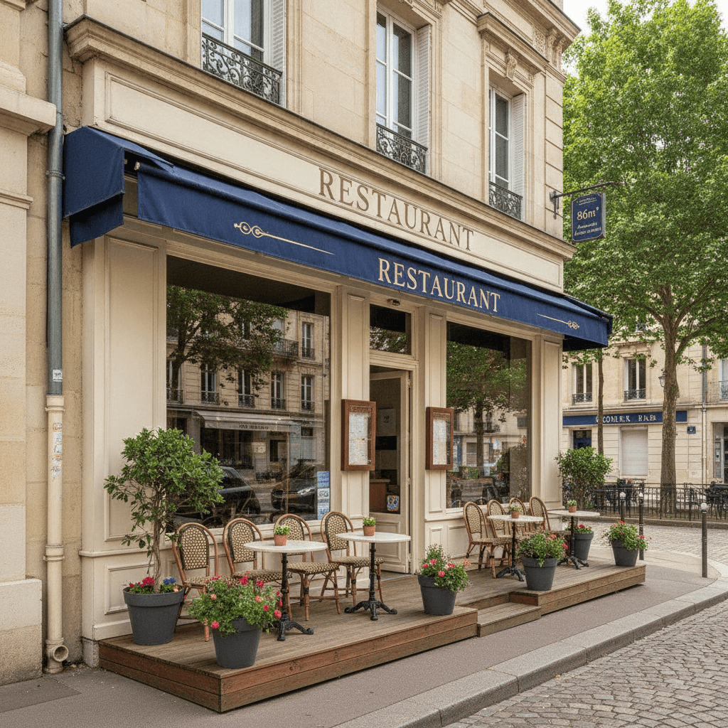 Restaurant 86m² à Asnières-sur-Seine : extraction - cave/réserve - Image 1