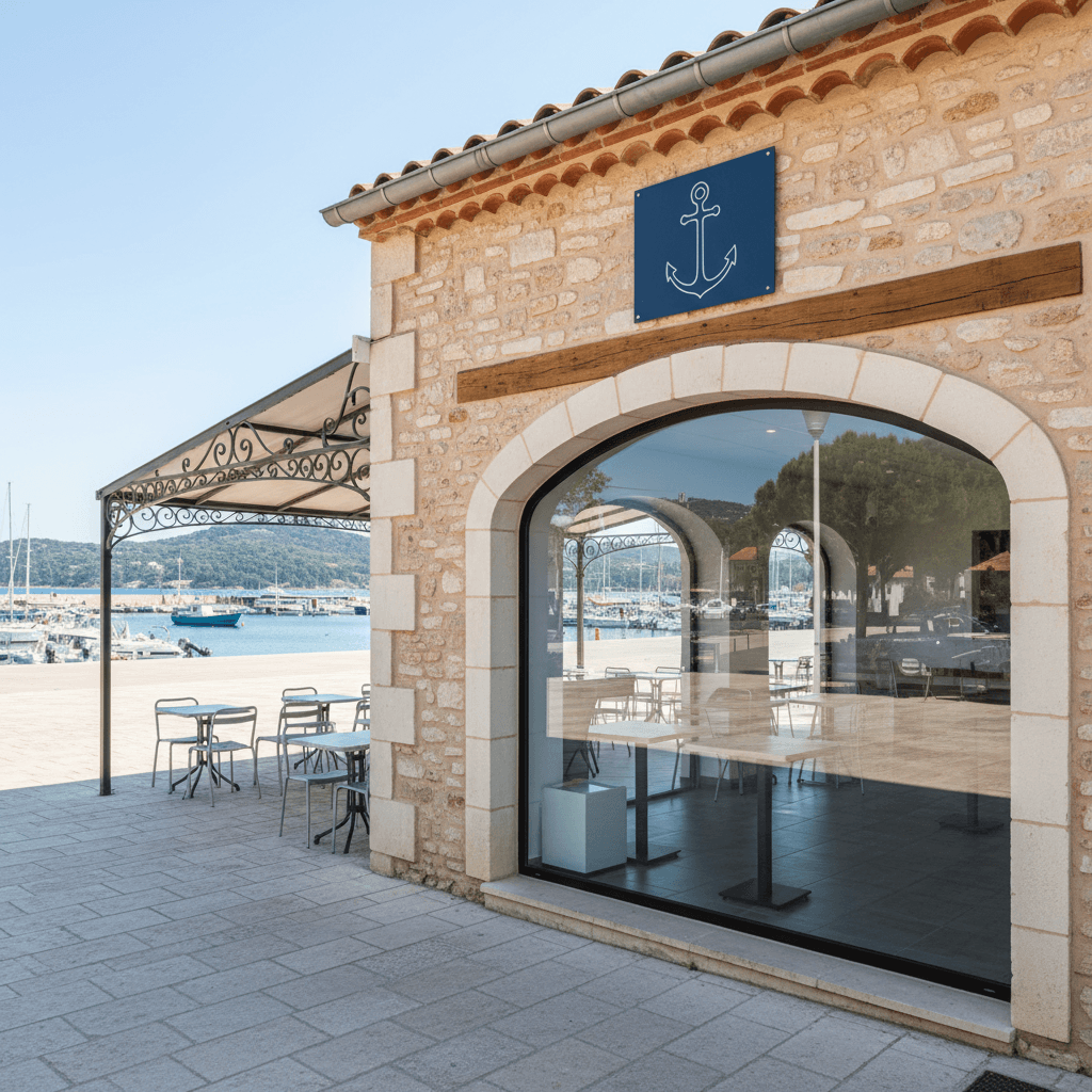 Fast-food 70m² à Carqueiranne : terrasse - licence IV - Image 1