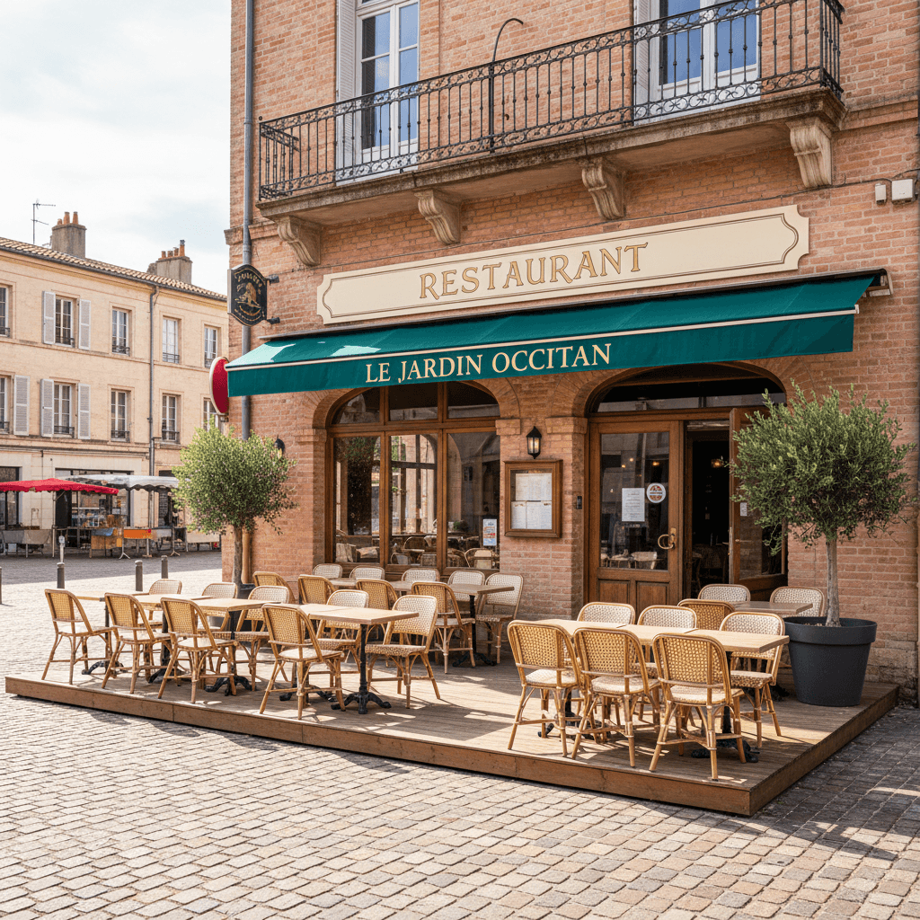 Restaurant à Toulouse : terrasse - licence IV - Image 1