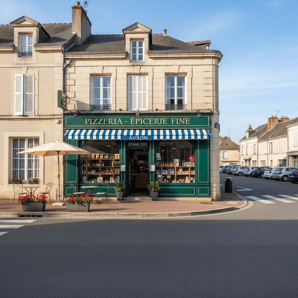 Restaurant à Auxon : terrasse - licence IV - Image 1