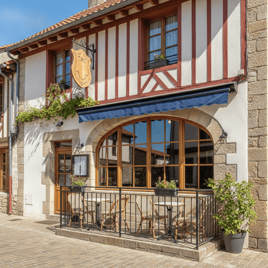 Restaurant 100m² à Saint-Jean-De-Luz : terrasse - extraction
