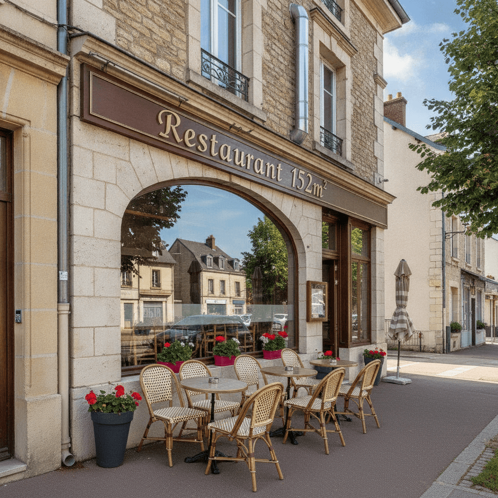 Restaurant 152m² à La Queue-en-Brie : extraction - Image 1