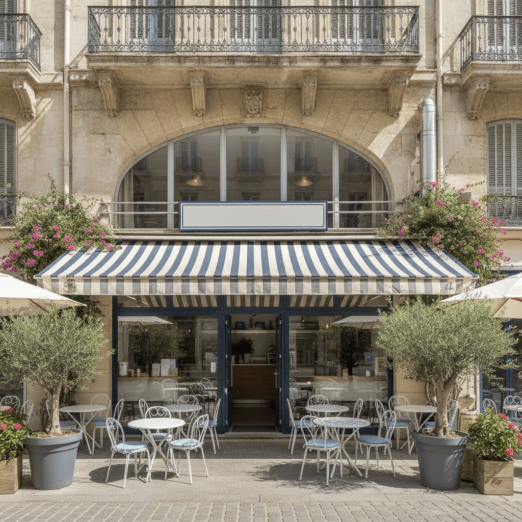 Snack 40m² à Marseille : terrasse - extraction