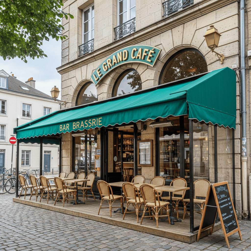 Bar-brasserie à Saint-Lô : terrasse - licence IV - Image 1