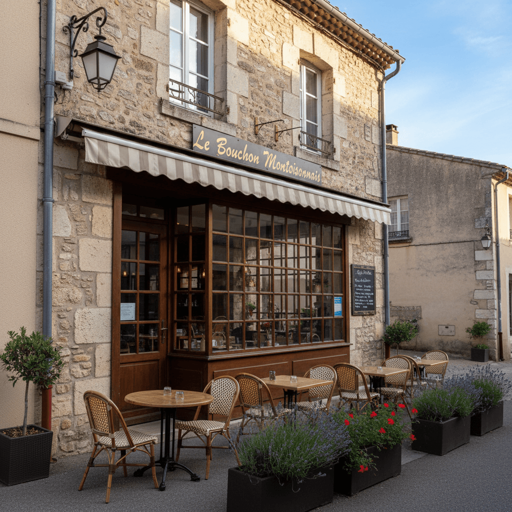 Restaurant 209m² à Montoison : terrasse - licence IV - Image 1