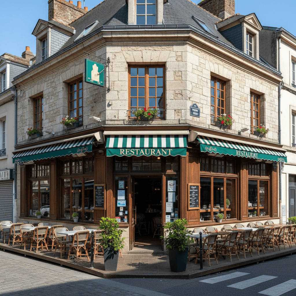 Restaurant 130m² à Nantes : terrasse - licence IV