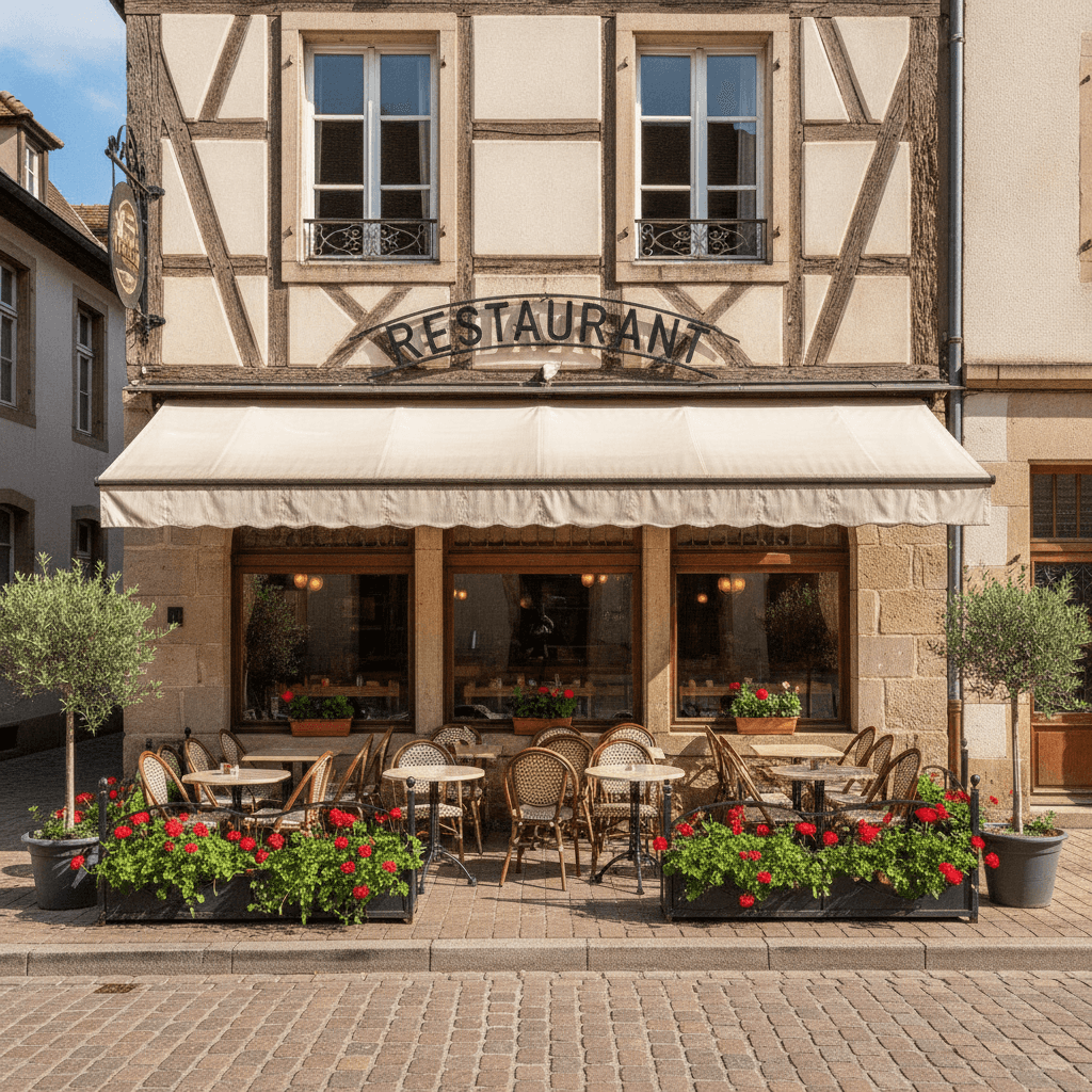 Restaurant 120m² à Altkirch : terrasse - licence IV - Image 1