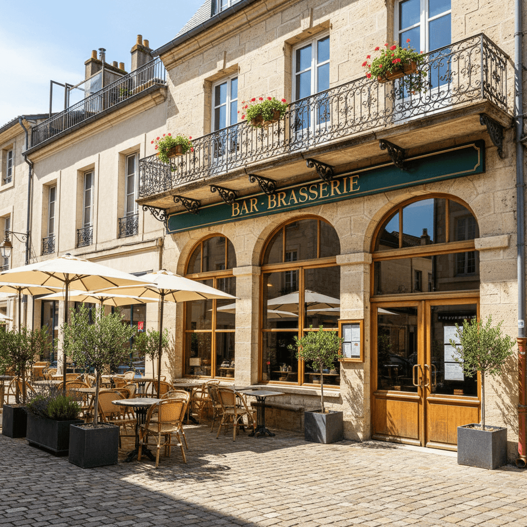 Bar-brasserie 160m² à Crest : terrasse - licence IV - Image 1