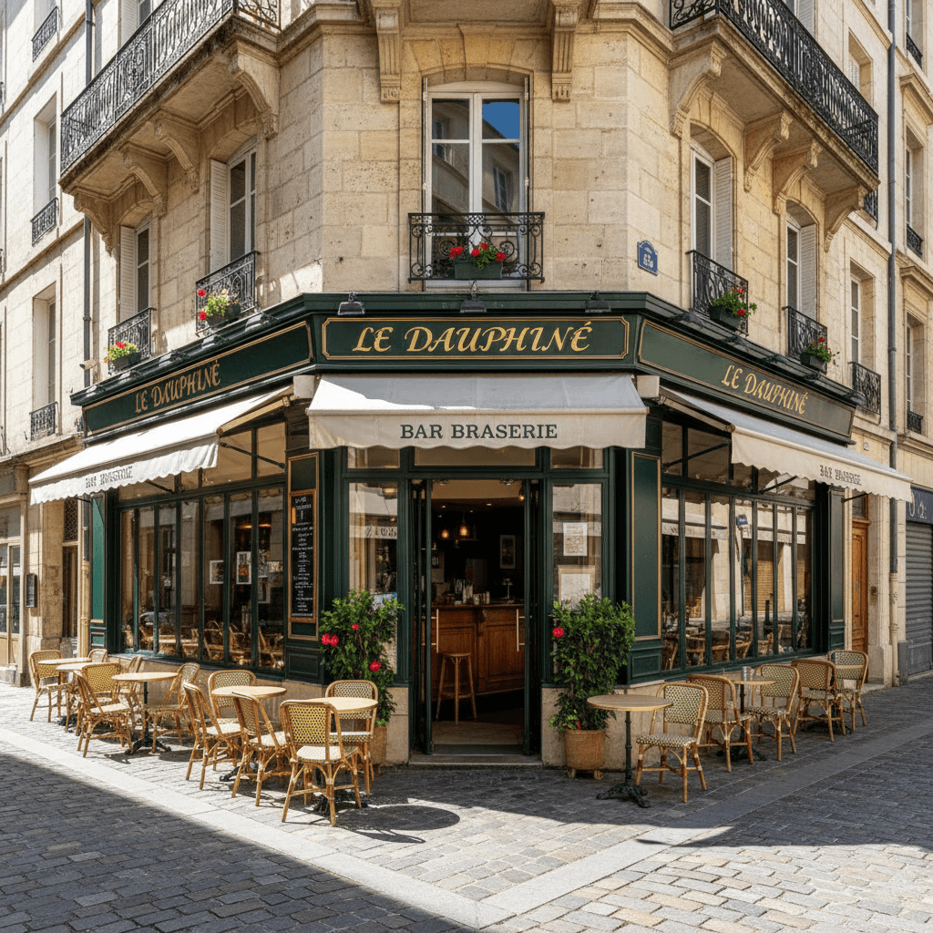 Bar-brasserie 64m² à Grenoble : terrasse - licence IV