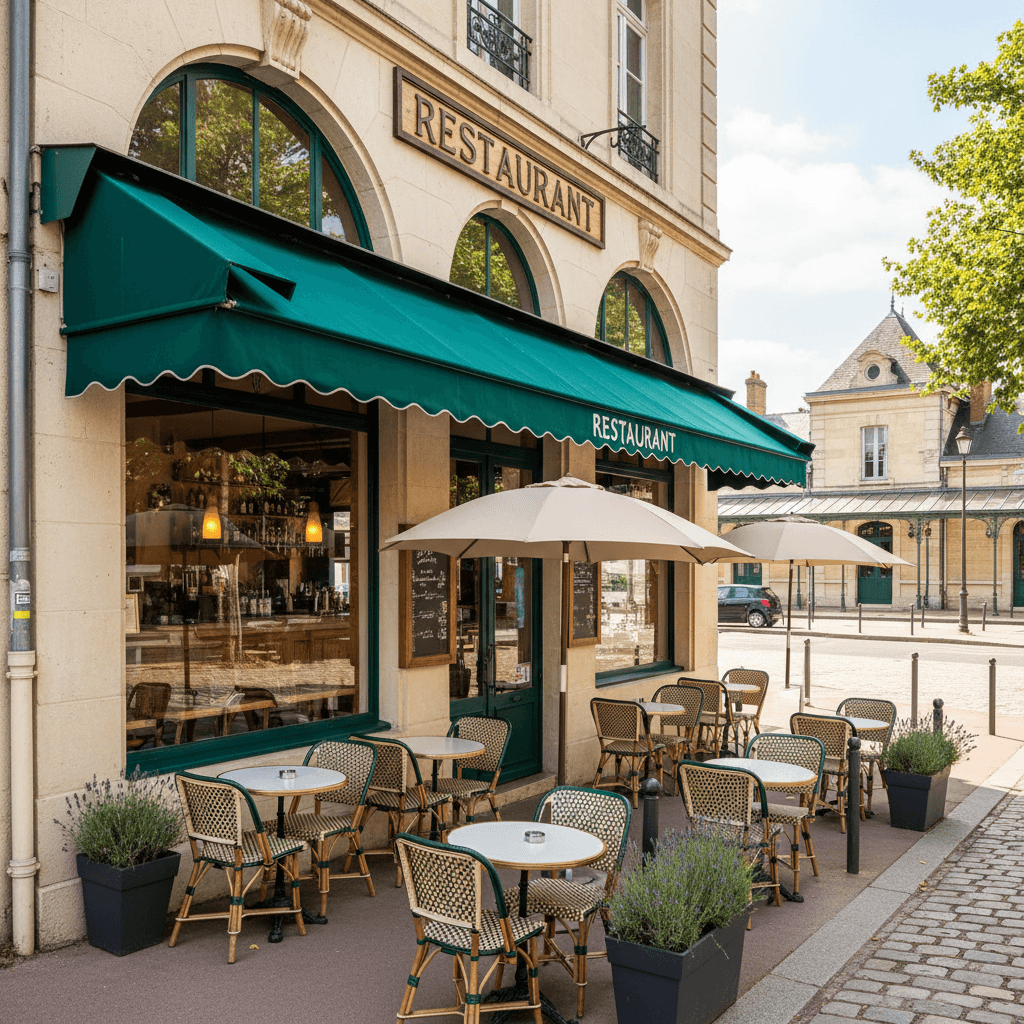 Restaurant 120m² à La Roche-Sur-Yon : terrasse - licence IV - Image 1