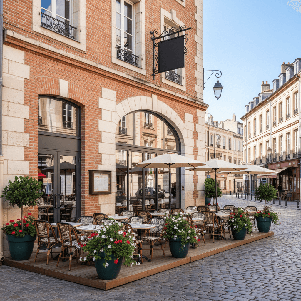 Restaurant 160m² à Toulouse : terrasse - licence IV - Image 1