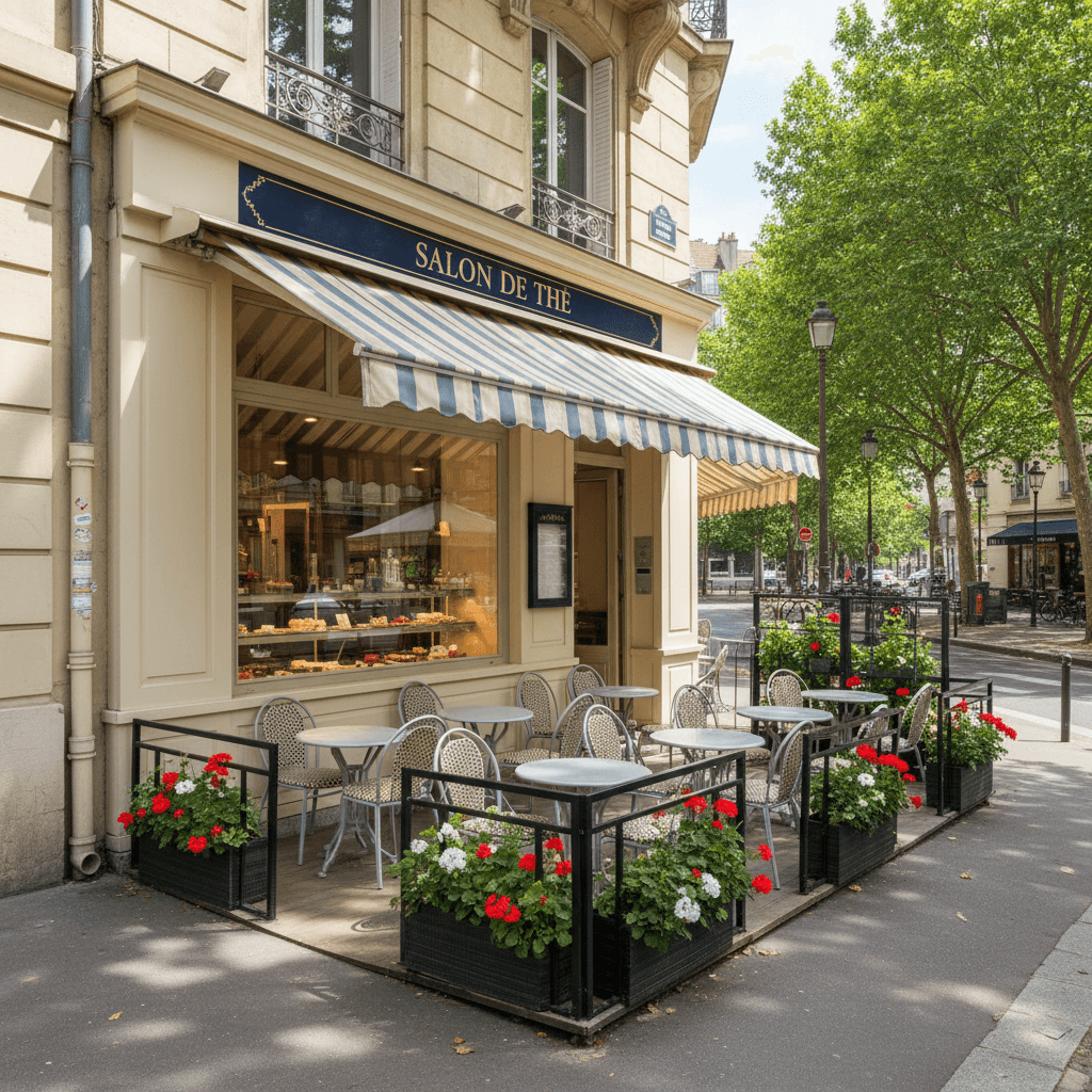 Snack à Lyon : terrasse