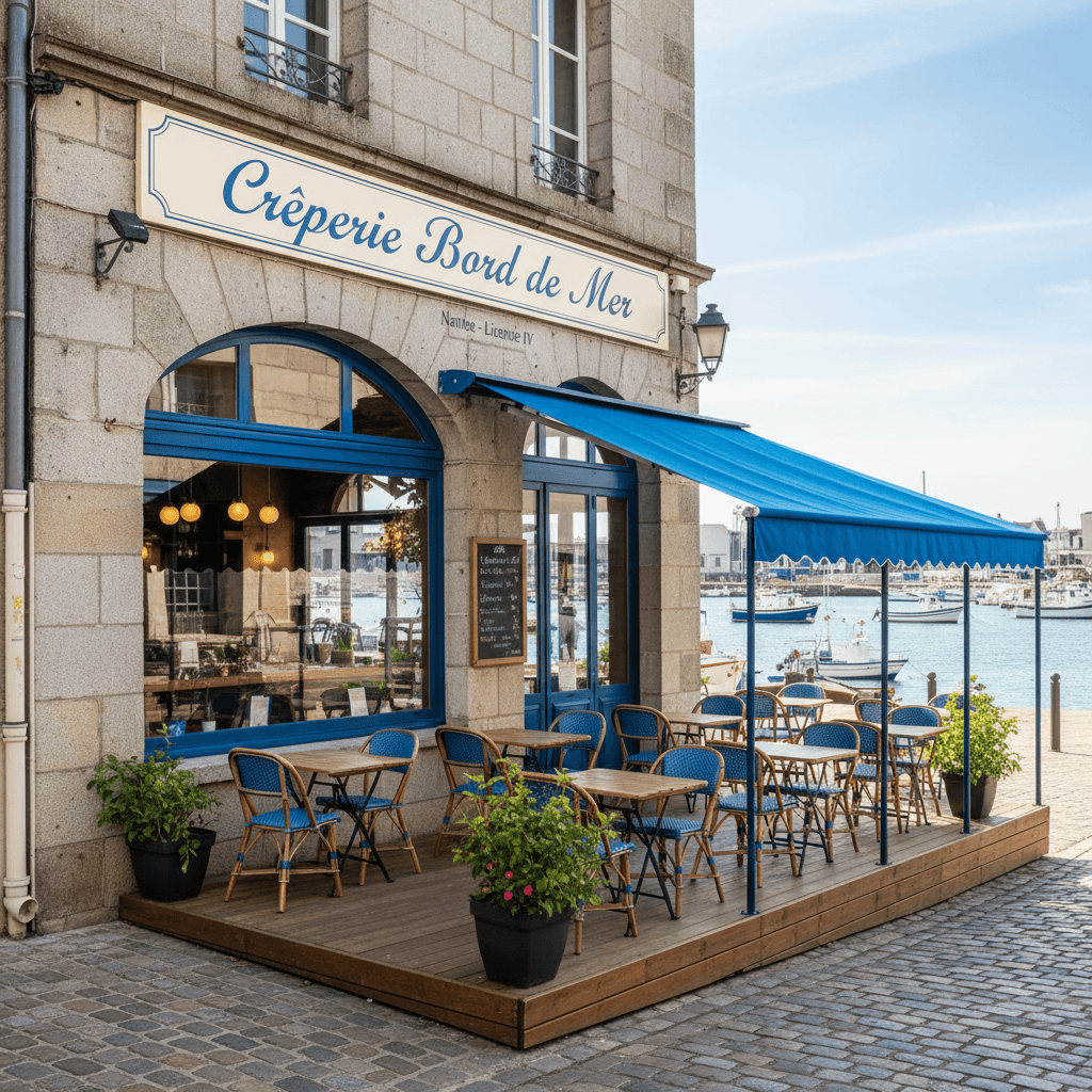 Restaurant à Nantes : terrasse - licence IV - Image 1