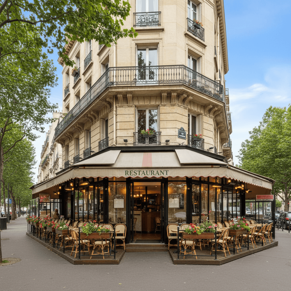 Restaurant d'angle lumineux à Bercy - 130 m²