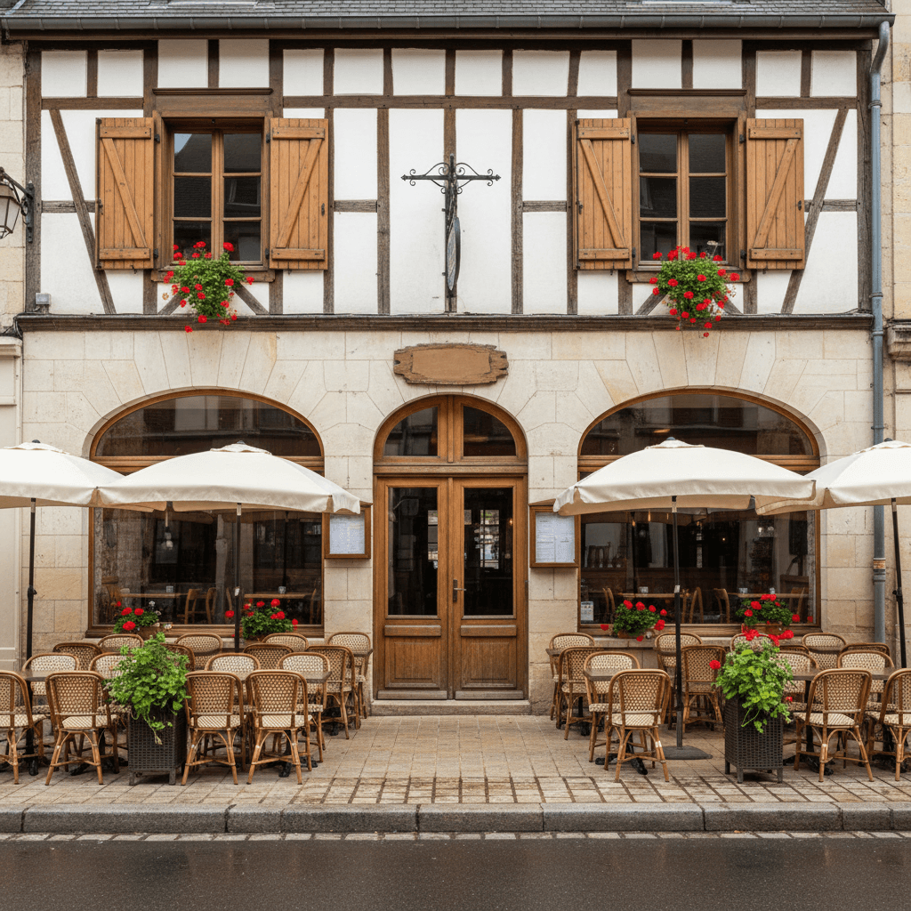 Restaurant 225m² à Louhans : terrasse - licence IV - Image 1