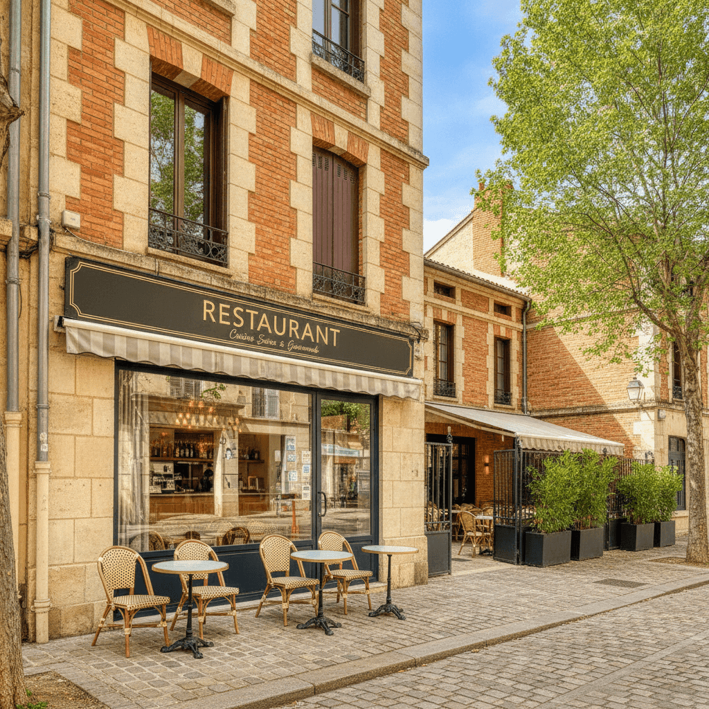 Restaurant 100m² à Toulouse : terrasse - licence IV