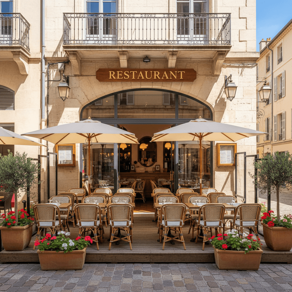 Restaurant 100m² à Antibes : terrasse - licence IV - Image 1