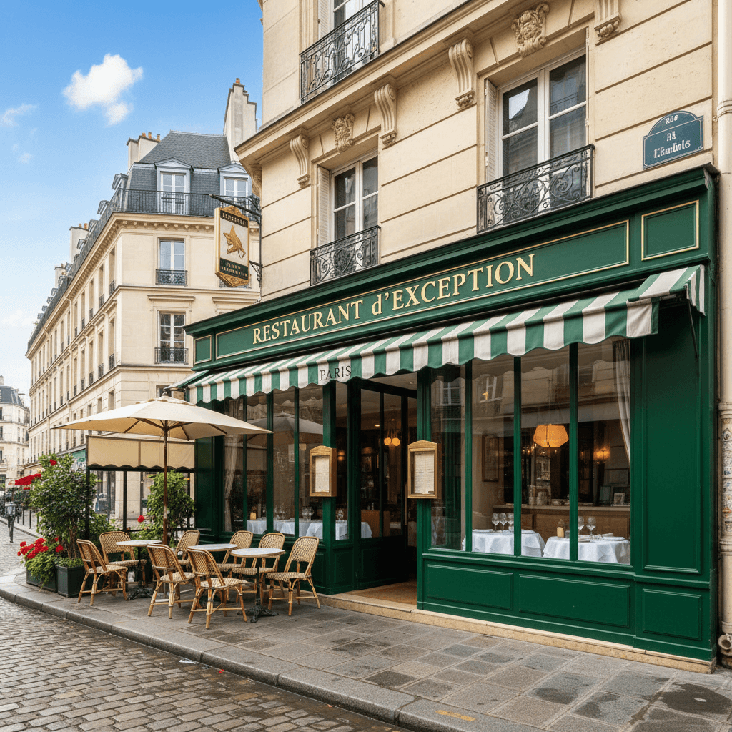 Restaurant d'Exception à Paris - 168 m²