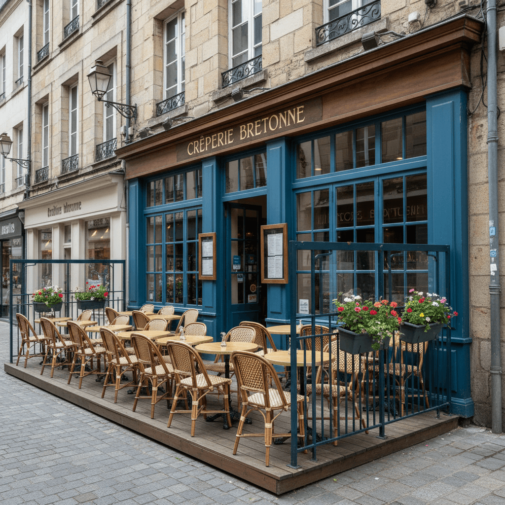Restaurant à Rennes : terrasse