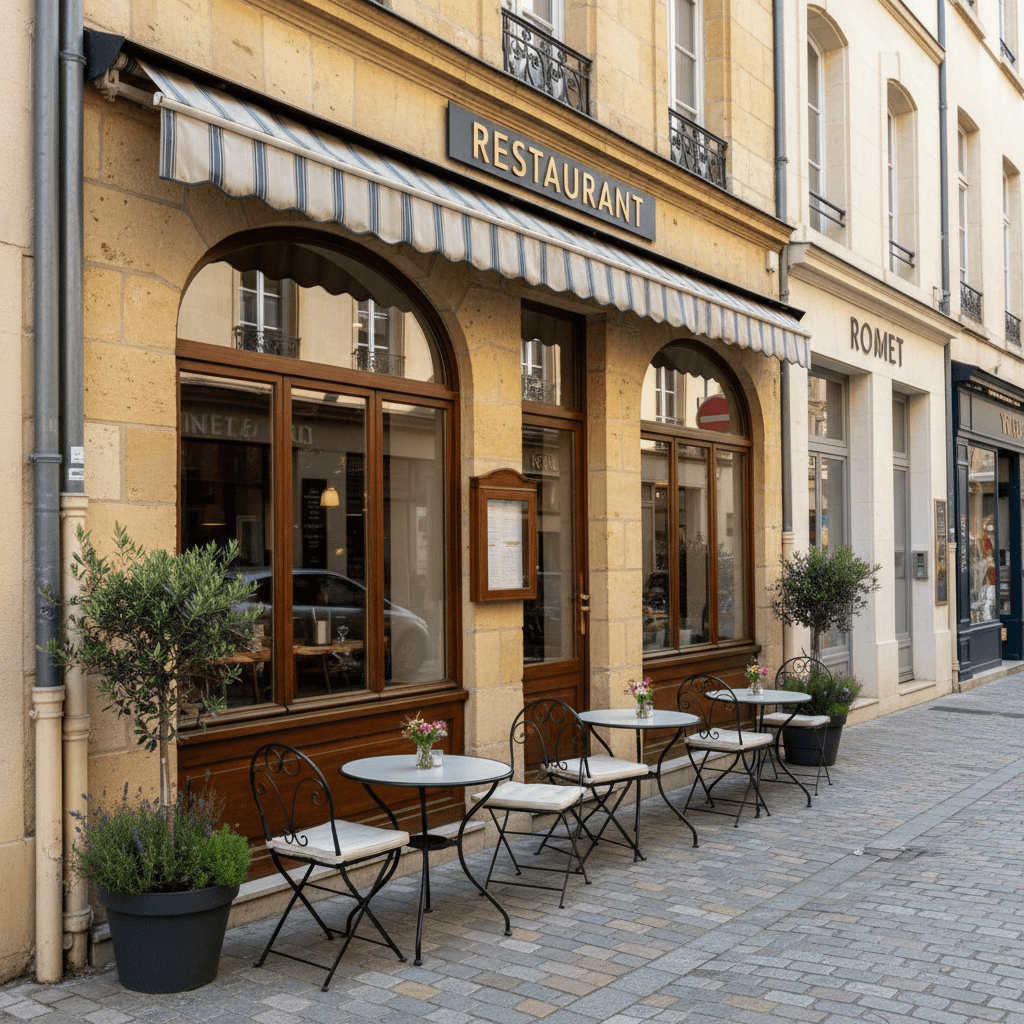 Restaurant 91m² à Villefranche-Sur-Saône : terrasse - extraction - Image 1