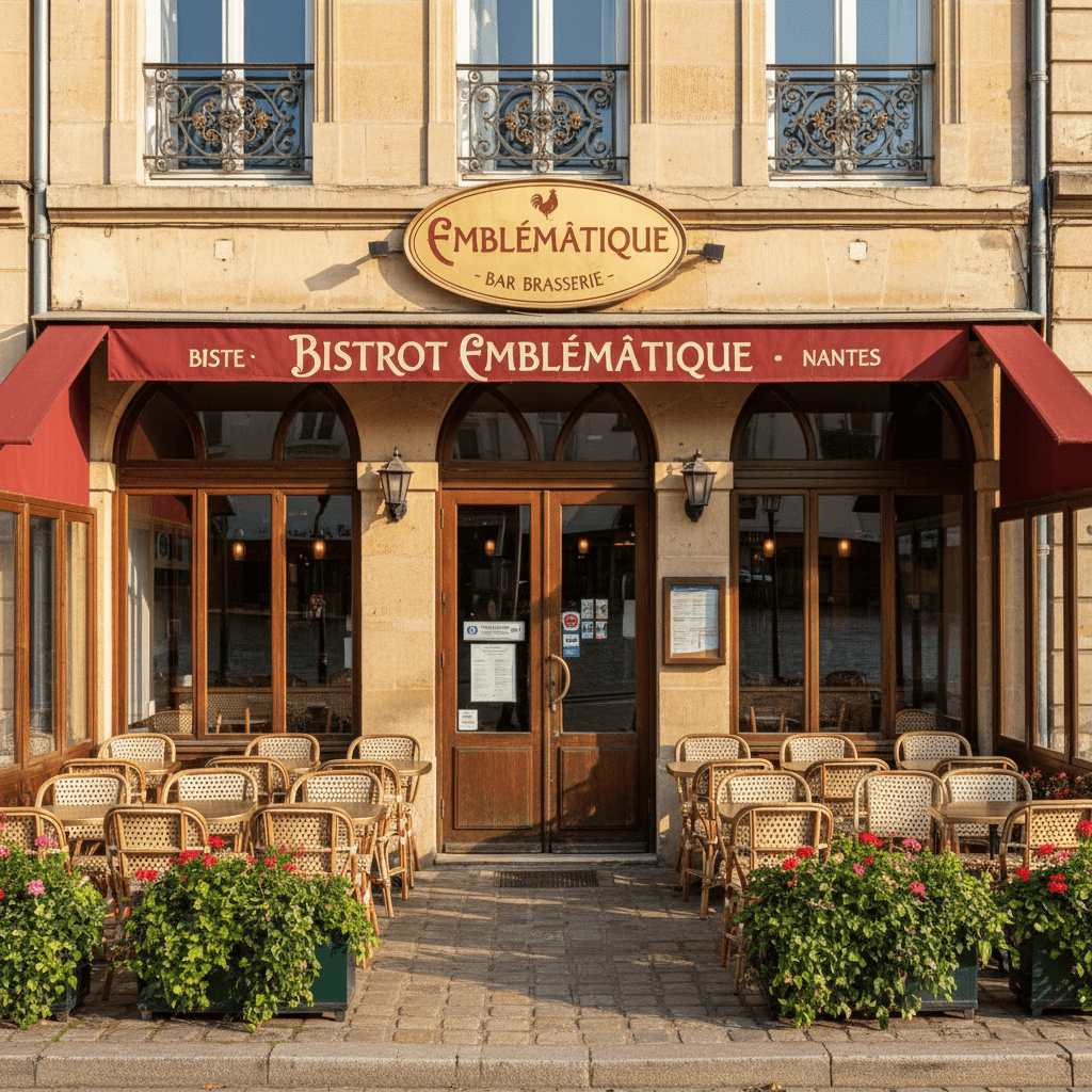 Bar-brasserie 80m² à Nantes : terrasse - licence IV - Image 1