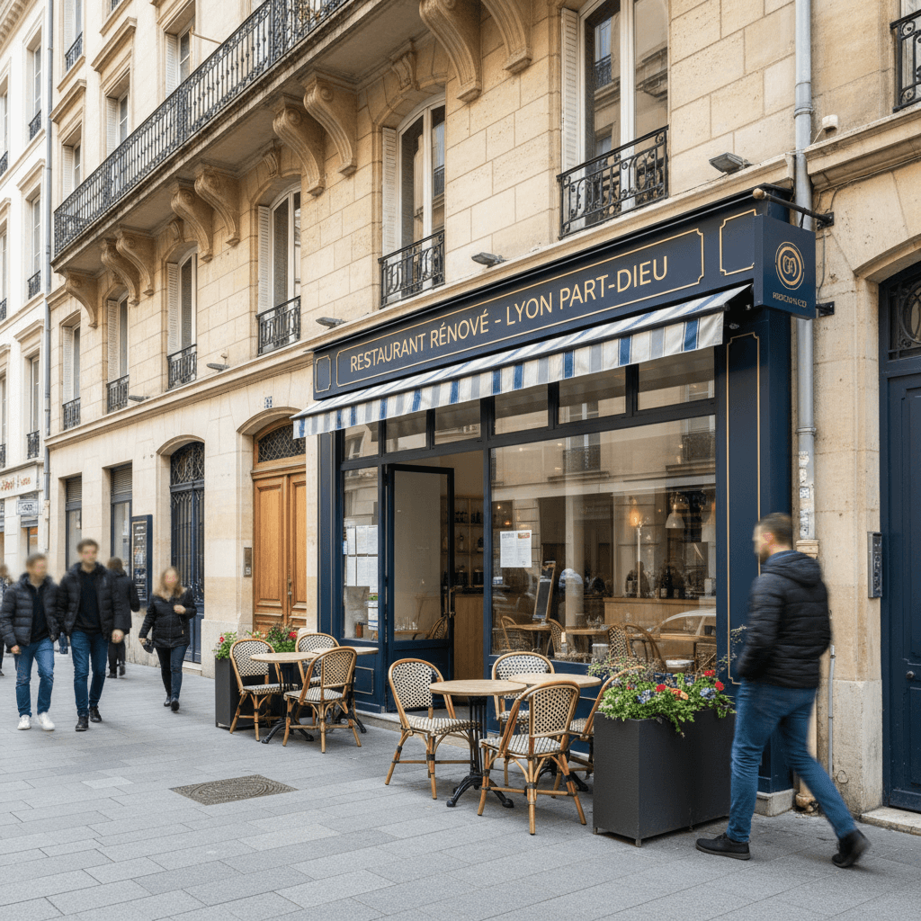 Restaurant Rénové à Lyon, Emplacement Stratégique - Image 1