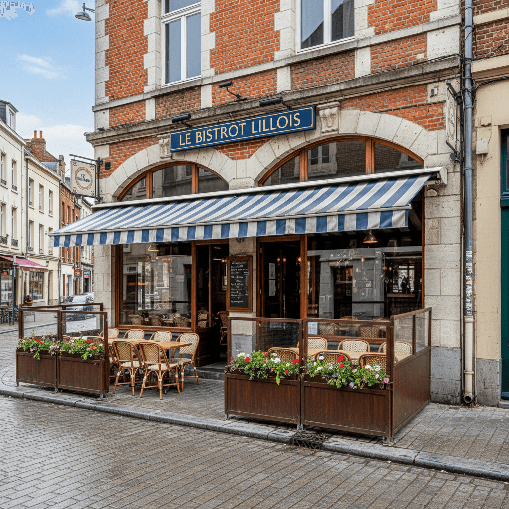 Local de Restauration à Lille - 51 m² avec Terrasse