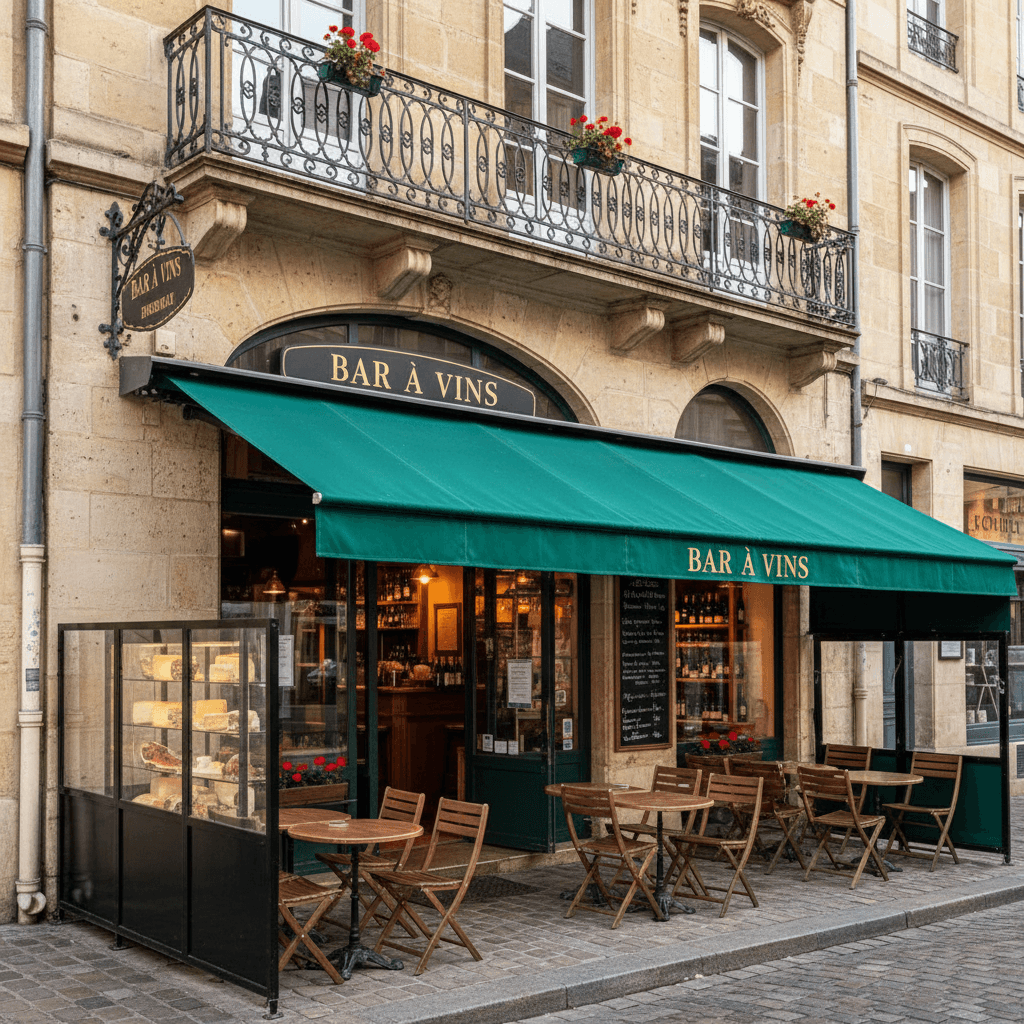 Snack 43m² à Bordeaux : terrasse - licence IV
