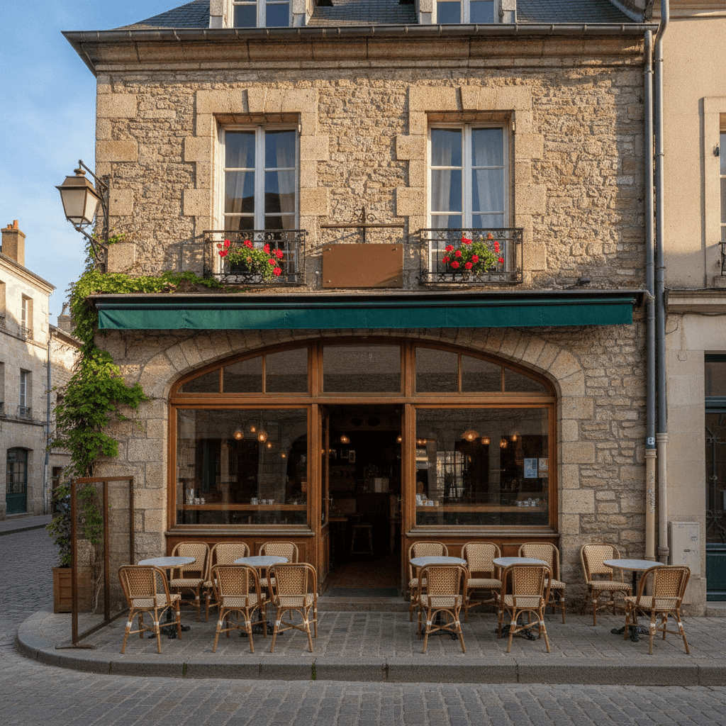 Restaurant 90m² à Auxerre : terrasse - licence IV - Image 1