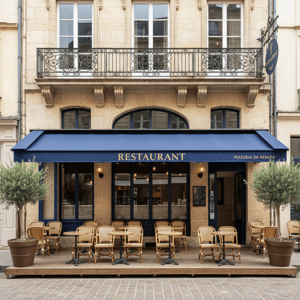 Restaurant à Caen : terrasse - extraction - Image 1