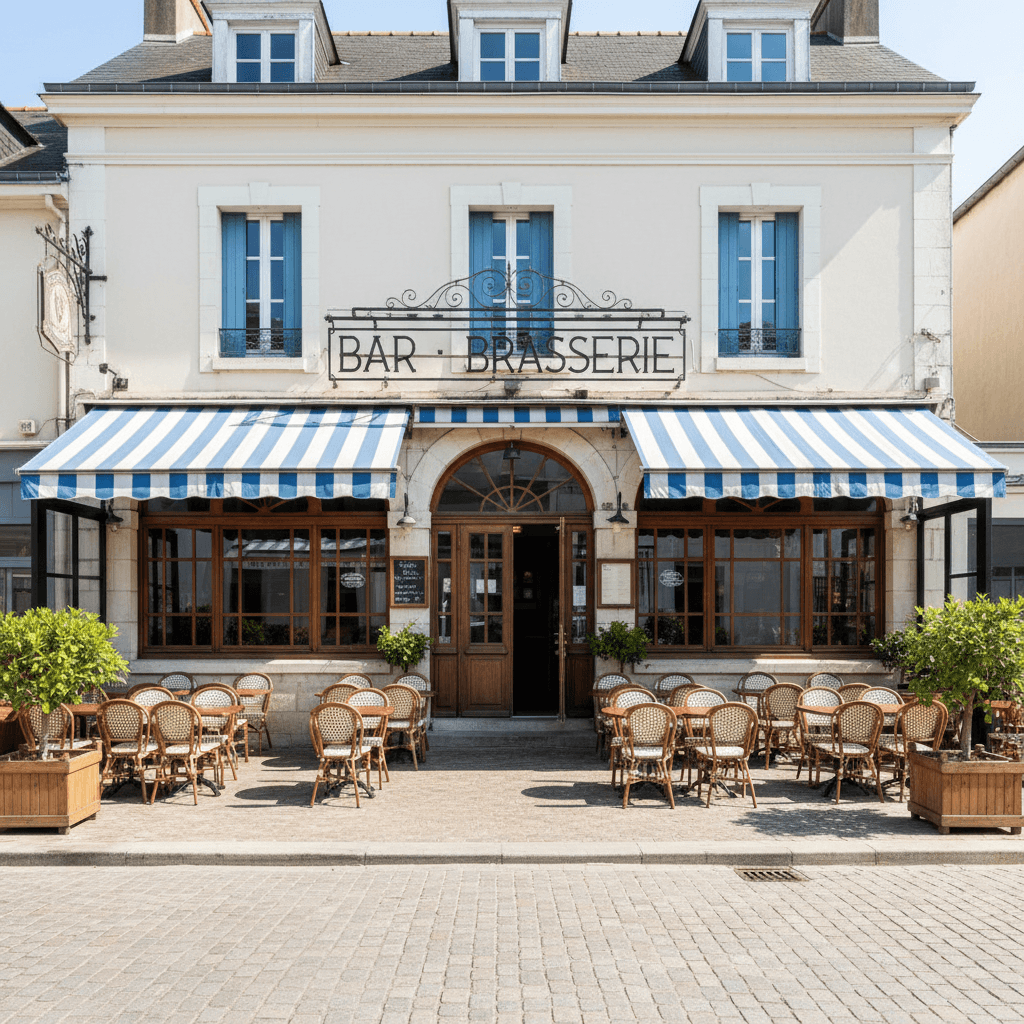 Bar-brasserie à Seignosse : terrasse - licence IV - Image 1