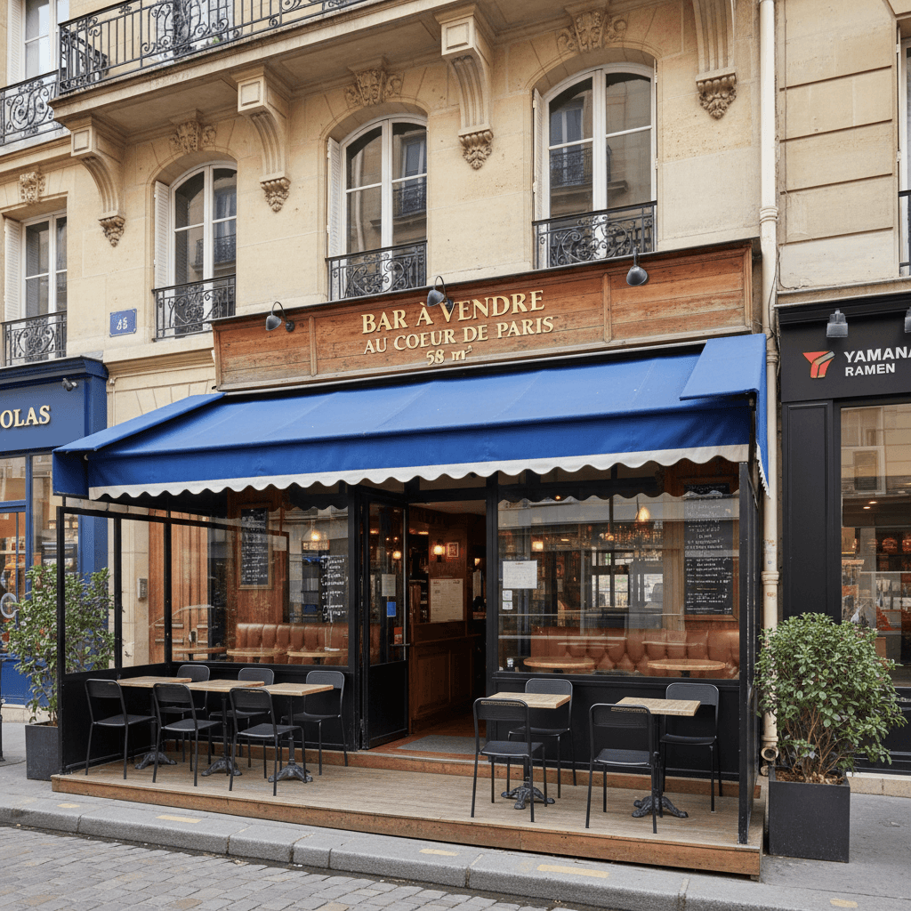 Bar à vendre au cœur de Paris - 58 m²