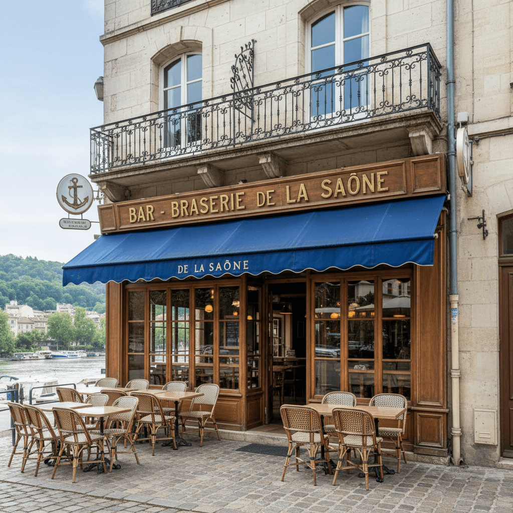 Bar-brasserie 650m² à Villefranche-Sur-Saône : terrasse - licence IV - Image 1