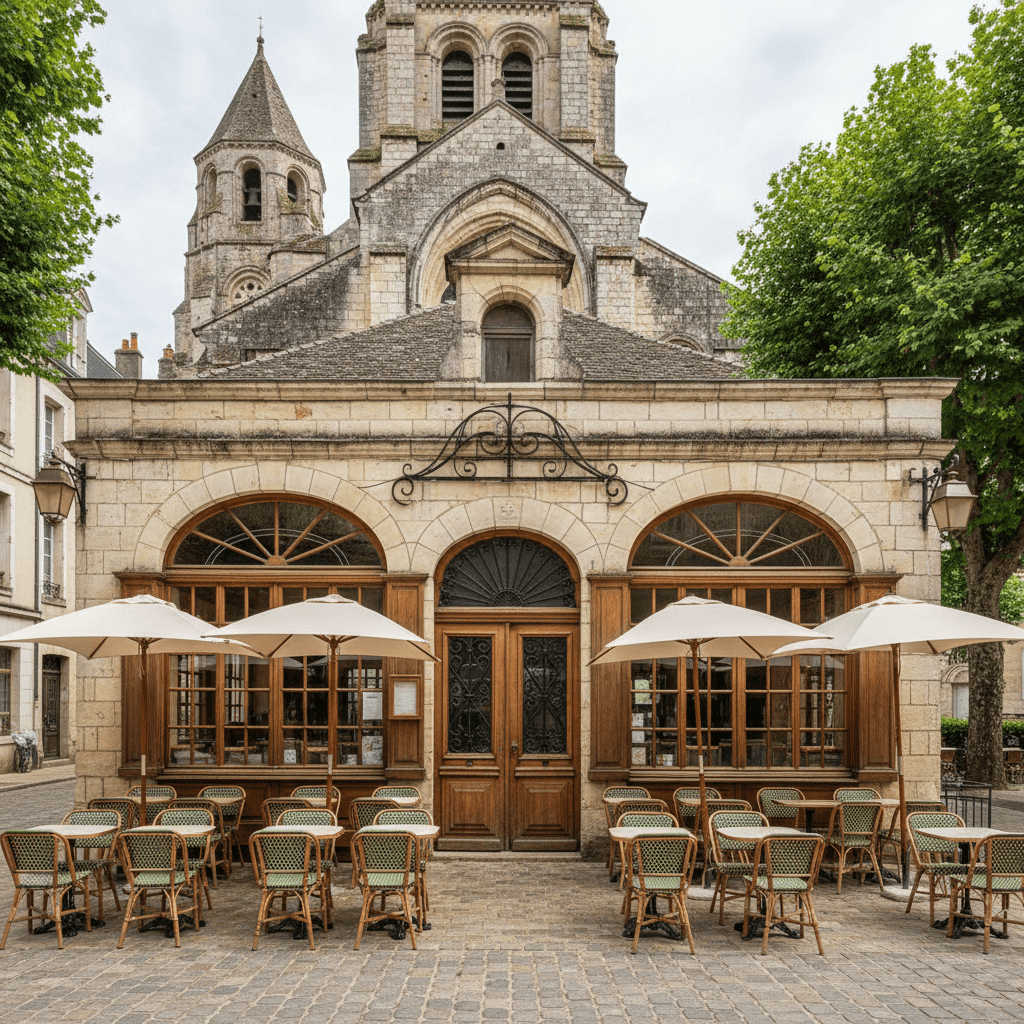 Bar-brasserie 94m² à Tournus : terrasse - licence IV - Image 1