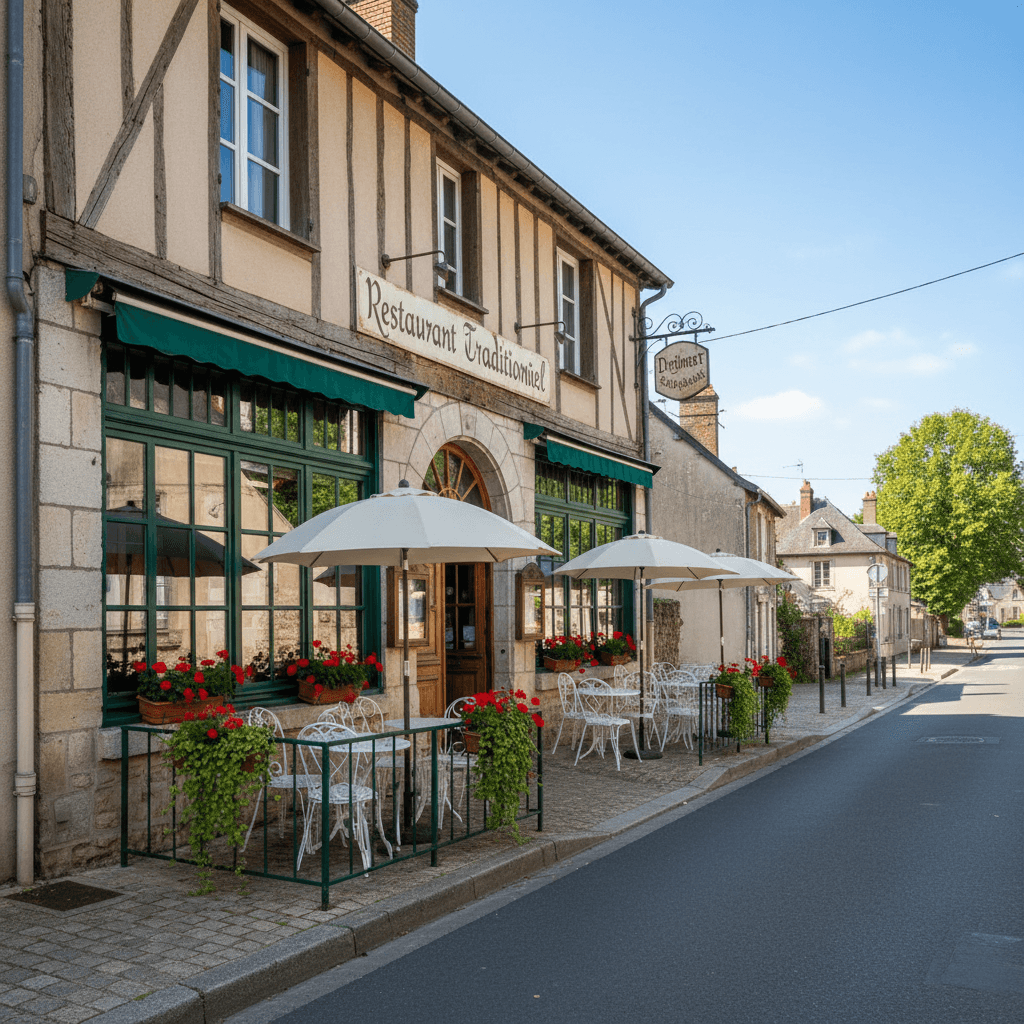 Restaurant à Longueil-Annel : terrasse - licence IV - Image 1