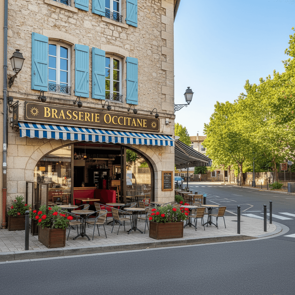 Bar-brasserie à Perpignan : terrasse - licence IV - Image 1
