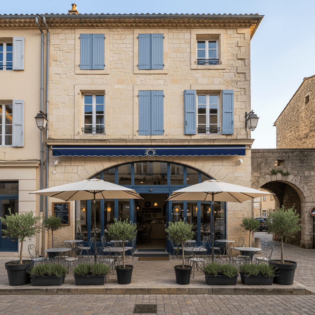Bar-brasserie à Manosque : terrasse - licence IV - Image 1