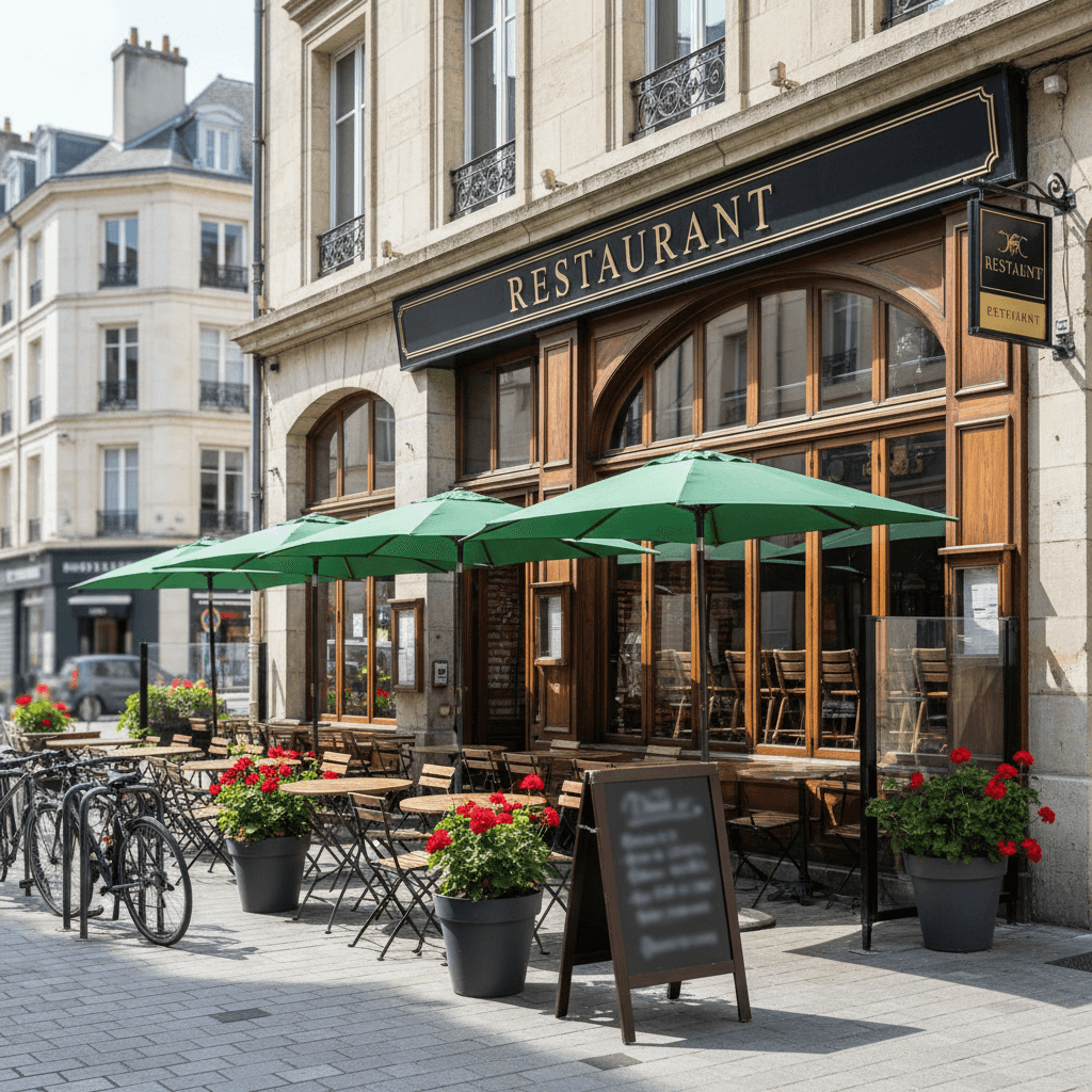 Restaurant 200m² à Nantes : terrasse - extraction - Image 1