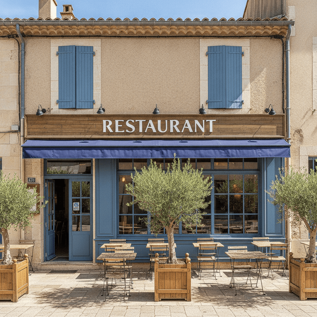 Restaurant 620m² à Cabriès : terrasse - extraction - Image 1