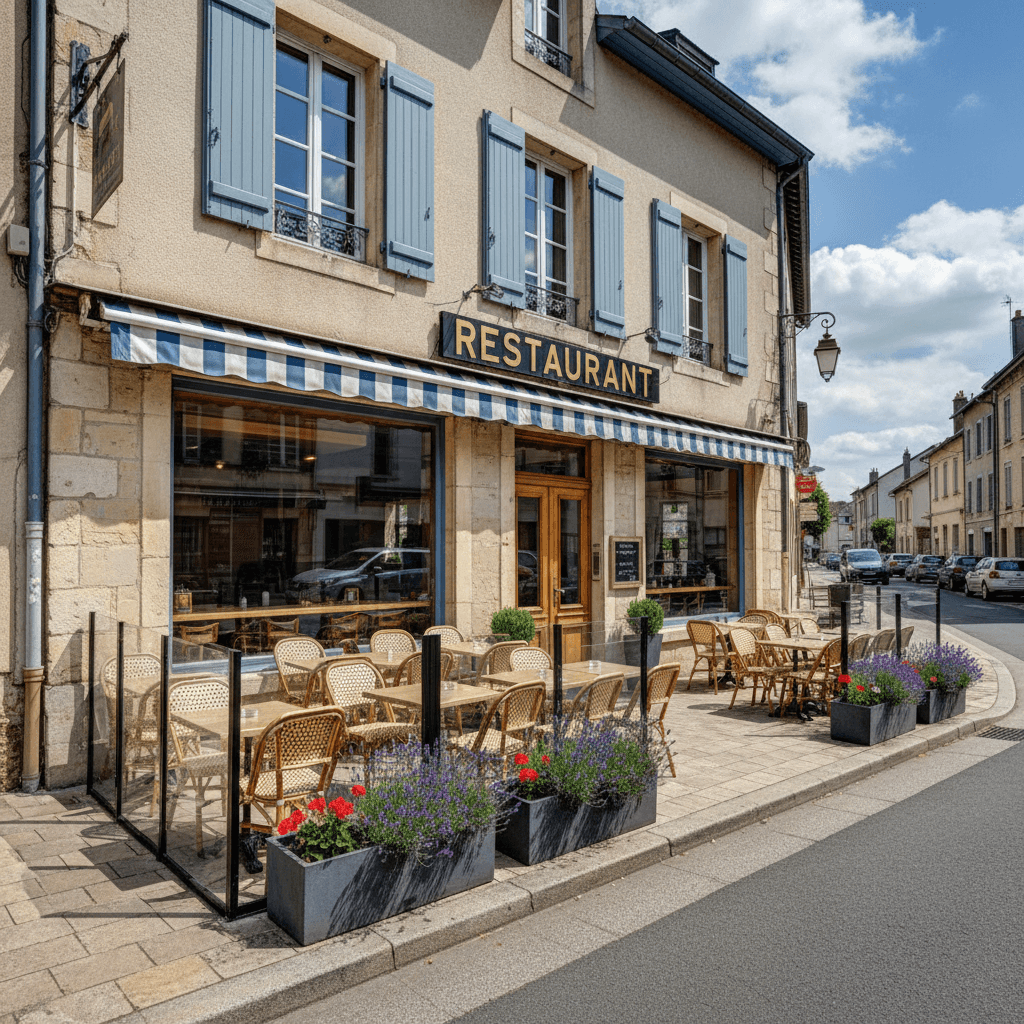 Restaurant 500m² à Bourgoin-Jallieu : terrasse - licence IV - Image 1