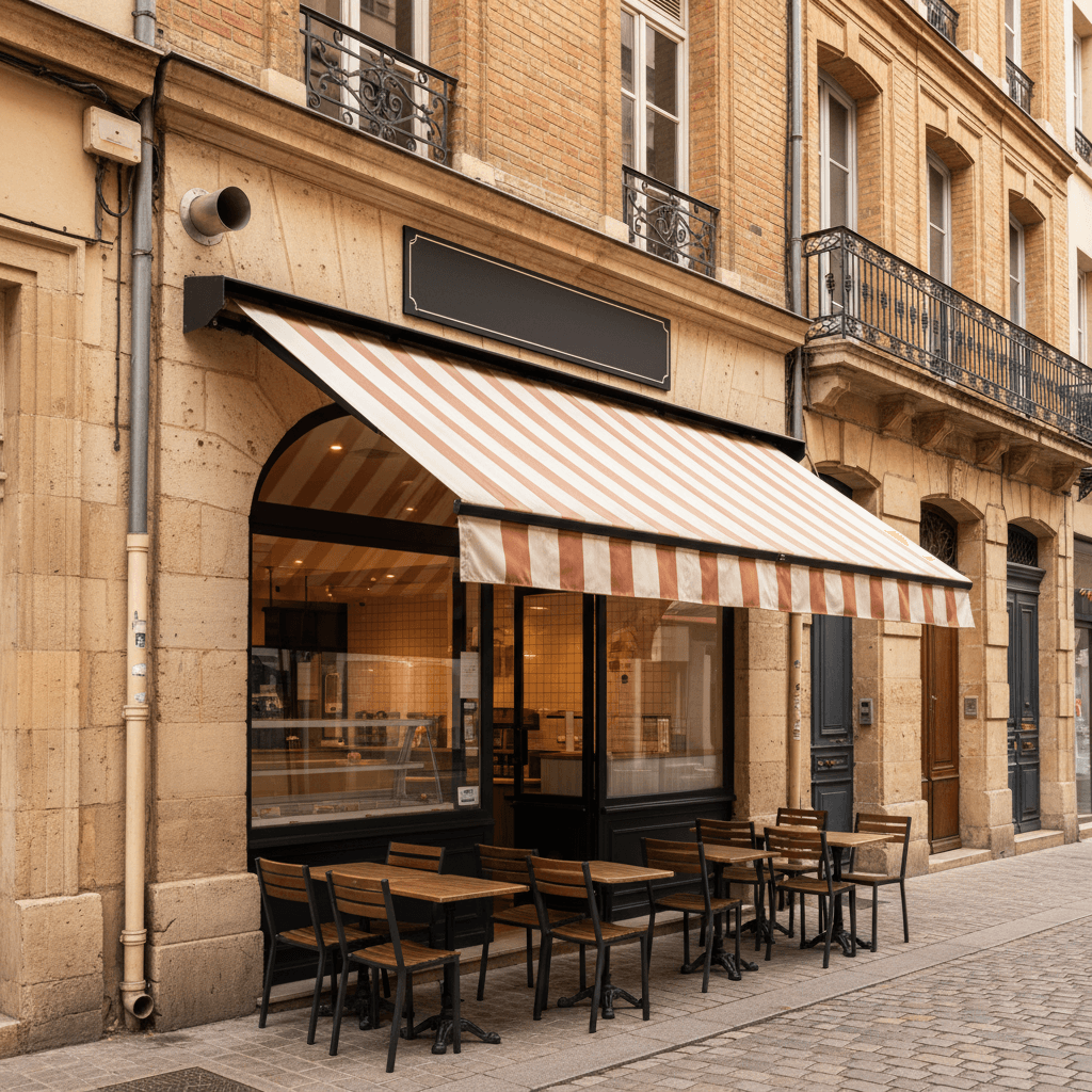 Fast-food 44m² à Toulouse : terrasse - extraction