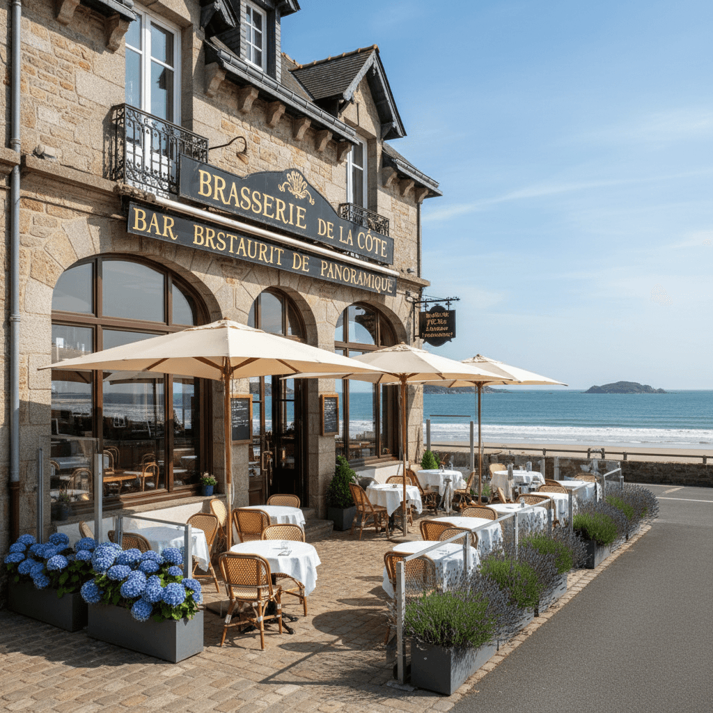 Bar-brasserie à Quimper : terrasse - licence IV - Image 1