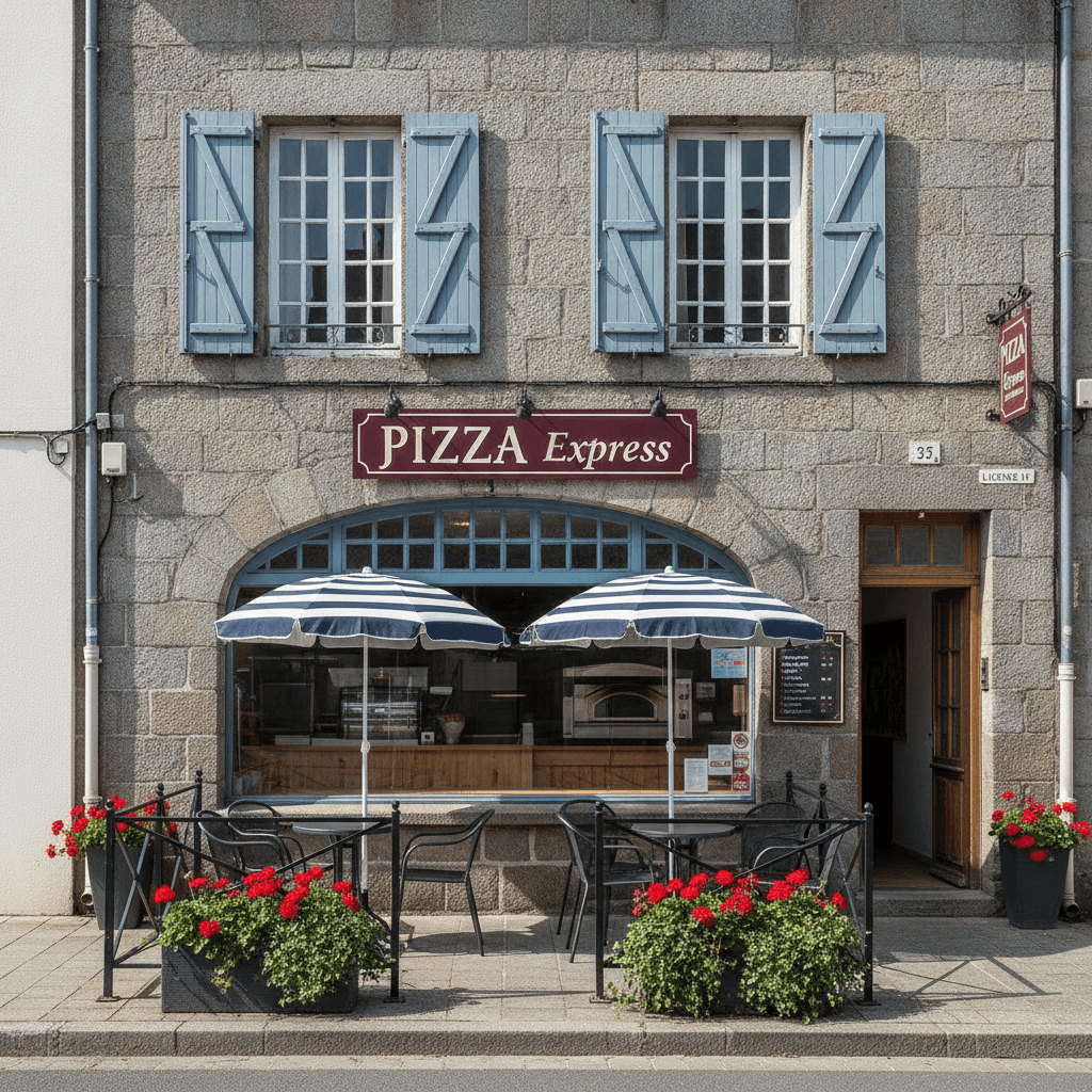 Fast-food à Châteaulin : terrasse - licence IV - Image 1
