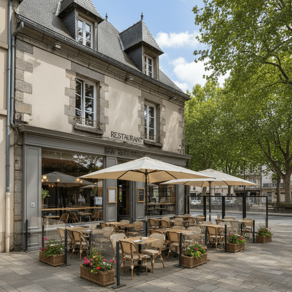 Restaurant à Clermont-Ferrand : terrasse - licence IV