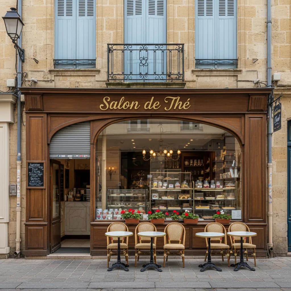 Snack 60m² à Bordeaux : terrasse - cave/réserve - Image 1