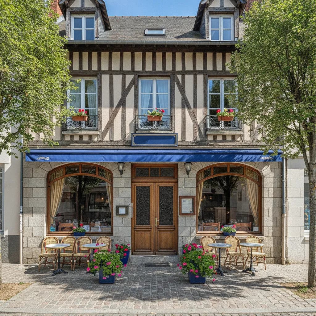 Restaurant 180m² à Houlgate : cuisine équipée - cave/réserve - Image 1