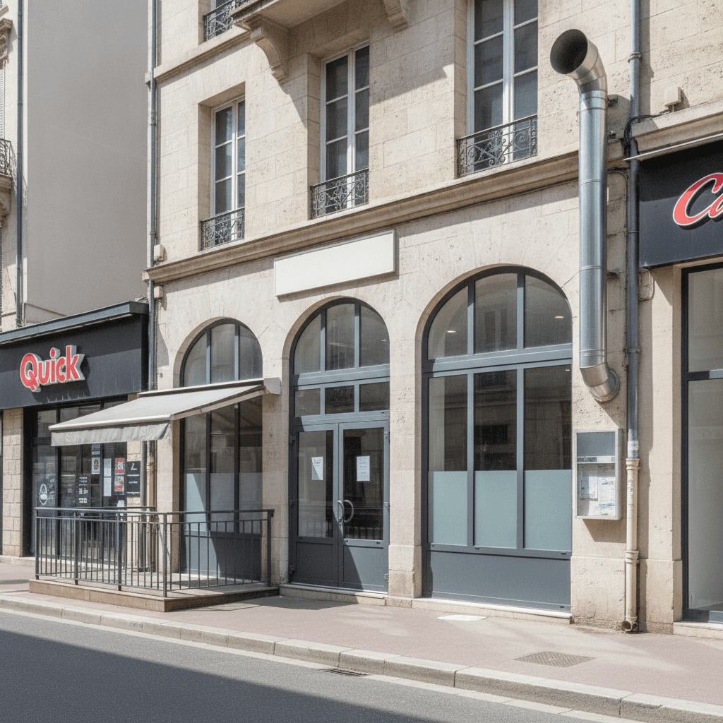 Murs et fonds 363m² à Bron : extraction - Image 1